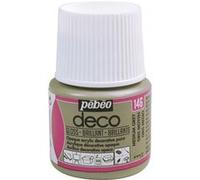 Pébéo Peinture acrylique Déco opaque brillant Gris moyen 45 ml