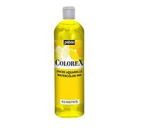 Pébéo - Encre Colorex 1 L Jaune Primaire - Colorex Encre Aquarelle Pébéo - Encre jaune Rendu Velouté - Encre Dessin Multi-outil Tous Supports - 1 L - Jaune Primaire