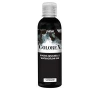 Encre aquarelle - Noir d'ivoire - Pébéo - Colorex - Calligraphie, dessin - 250ml