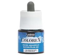 Pébéo Encre aquarelle Colorex – Bleu de Chine n°21 – 45 ml – Illustration, BD, manga, calligraphie