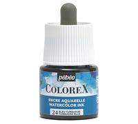 Encre aquarelle - Bleu turquoise - 24 - Illustration, BD, manga, calligraphie - Colorex - Pébéo - 45ml