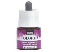 Pébéo - Encre Colorex 45 ML Bougainville - Colorex Encre Aquarelle Pébéo - Encre rose Rendu Velouté - Encre Dessin Multi-outil Tous Supports - 45 ML - Bougainville