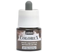 Pébéo – Encre aquarelle Colorex – Gris tourterelle (49) – Illustration/BD/manga/calligraphie – 45 ml