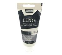 Pébéo Encre Linogravure ARGENT 80 ml - Encre Lino à l’Eau Ultra Pigmentée et Opaque, Impression sur Linoléum et Papier, Nettoyage Facile