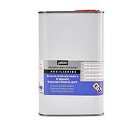 Pébéo - Essence Minérale Inodore - Auxiliaire pour Peinture à l'huile - sans Risque d'Irritation ou d'Allergie - Idéale pour Travail en Pièce Fermée - Contenance XX XL, Transparent, 1 l (Lot de 1)