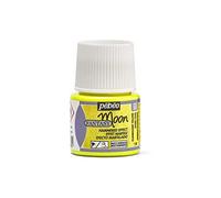 PEBEO - Fantasy Moon Jaune fluo - Peinture Jaune fluo Effet Martelé - Rendu fluo - Peinture Multisupport - 45 ml