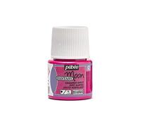 PEBEO - Fantasy Moon Rose fluo - Peinture Rose fluo Effet Martelé - Rendu fluo - Peinture Multisupport - 45 ml