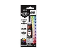 Pébéo - Fluid Pigment - Concentré Pigmentaire Liquide pour Coloration de Résine - Couleurs Miscibles - Effet Opaque ou Transparent - Origine Naturelle - Marron - 20 ml