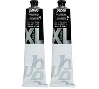 Pébéo - Huile Fine XL 200 ML - Peinture à l’Huile - Noir Ivoire Huile - Peinture à l’Huile Noir Ivoire Imitation 200 ml (Lot de 2)