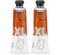 PEBEO - Huile Fine XL 37 ml - Peinture à l’Huile Jaune - Peinture à l’Huile Jaune Orange de Venice 37 ml (Lot de 2)