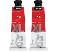 PEBEO - Huile Fine XL 37 ml - Peinture à l’Huile Rouge Cadmium Foncé Imitation - Peinture à l’Huile Rouge Cadmium Foncé Imitation 37 ml (Lot de 2)