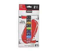 Pébéo - Huile XL Studio - Set de Peinture Huile Haute Qualité pour Artistes Professionnels et Peintres Amateurs - 12 Tubes de 12 ml