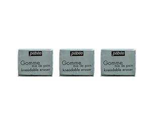 PÉBÉO Lot de 3 Gommes Modelable Mie de Pain