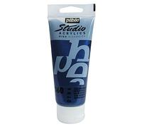 PÉBÉO Lot de 3 Peintures Studio Acrylique Tube Bleu/Noir Iridescent 100 ml
