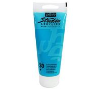 PÉBÉO Lot de 3 Peintures Studio Acrylique Tube Bleu Turquoise 100 ml