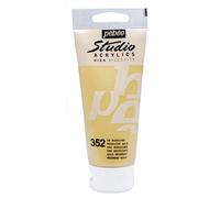 PÉBÉO Lot de 3 Peintures Studio Acrylique Tube Or Iridescent 100 ml