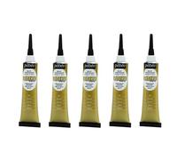 Pébéo Lot De 5 Tubes 20ml Peinture Acrylique Vitrea 160 Relief Brillant Or