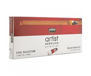 Pebeo Lot De Peintures Acryliques Artist 10 X 37ml
