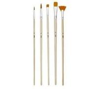 Pebeo - Lot de pinceaux - 5 parties - taille : 4, 6, 8, 12 Or G