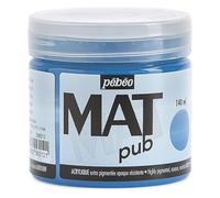Peinture Acrylique - PEBEO - Mat Pub - 140ml - Bleu Cyan - Opaque