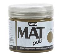 Peinture acrylique - Extra mate - Ombre naturelle - 256021 - Pébéo Mat Pub - 140ml