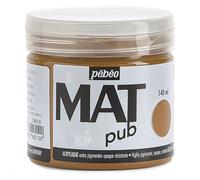 Pébéo Peinture acrylique Mat Pub 256019 – Extra mate – Sienne naturelle – 140 ml