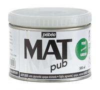 Couleurs Acryliques Pebeo Acrylique Mat Pub 500 Ml Vert Permanent VERT PERMANENT G