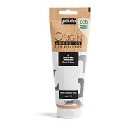 Pébéo - Origin Acrylics 120 ml - Peinture Acrylique Éco-Conçue - Haute Viscosité - Finition Mate - Liant 100% Recyclé - 96% de Matières Premières d’Origine Européenne - Blanc de Titane