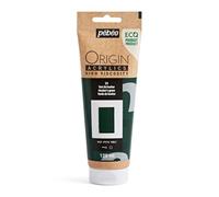 Pébéo - Origin Acrylics 120 ml - Peinture Acrylique Éco-Conçue - Haute Viscosité - Finition Mate - Liant 100% Recyclé - 96% de Matières Premières d’Origine Européenne - Vert de Hooker