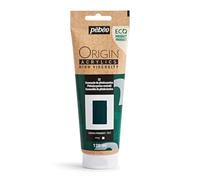 Peinture Acrylique - Emeraude Phtalo - 22 - Haute Viscosité - Pébéo - Origin Acrylics - 120ml