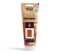 Pébéo - Origin Acrylics 120 ml - Peinture Acrylique Éco-Conçue - Haute Viscosité - Finition Métallique - Liant 100% Recyclé - 96% de Matières Premières d’Origine Européenne - Cuivre