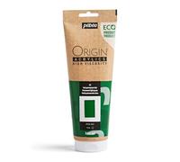 Pébéo - Origin Acrylics 240 ml - Peinture Acrylique Éco-Conçue - Haute Viscosité - Finition Mate - Liant 100% Recyclé - 96% de Matières Premières d’Origine Européenne - Vert Permanent Clair