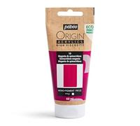 Pébéo - Origin Acrylics 60 ml - Peinture Acrylique Éco-Conçue - Haute Viscosité - Finition Mate - Liant 100% Recyclé - 96% de Matières Premières d’Origine Européenne - Magenta de Quinacridone