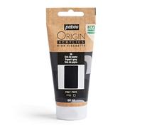 Pébéo - Origin Acrylics 60 ml - Peinture Acrylique Éco-Conçue - Haute Viscosité - Finition Mate - Liant 100% Recyclé - 96% de Matières Premières d’Origine Européenne - Gris de Payne
