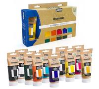Pébéo Peinture acrylique Origin Acrylics Haute viscosité Éco-conçue Coffret 10×60 ml