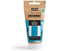 Pebeo Origin - Peinture - acrylique à base d'eau - bleu turquoise - opaque - mat - 60 ml Bleu G