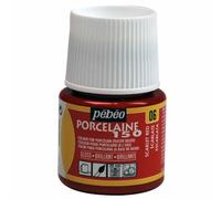 Pébéo Peinture à l'eau brillante pour porcelaine - Rouge écarlate