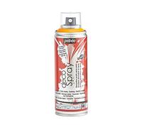 Pébéo - Peinture Acrylique en Spray - Pour la Décoration Multi Supports en Intérieur et Extérieur - Base Eau, Faible Odeur - 200 ml - Finition Phosphorescent - Coloris Orange Fluo