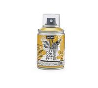 Pébéo - Peinture Acrylique en Spray - Pour la Décoration Multi Supports en Intérieur et Extérieur - Base Eau, Faible Odeur - 100 ml - Finition Nacré - Coloris Or Nacré
