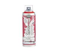 Pébéo - Peinture Acrylique en Spray - Pour la Décoration Multi Supports en Intérieur et Extérieur - Base Eau, Faible Odeur - 200 ml - Finition Mate - Coloris Rouge