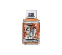 Pébéo - Peinture Acrylique en Spray - Pour la Décoration Multi Supports en Intérieur et Extérieur - Base Eau, Faible Odeur - 100 ml - Finition Mate - Coloris Mandarine