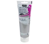 Pébéo Peinture DecoCrème – Texture crème – Finition nacrée – Argent 120 ml