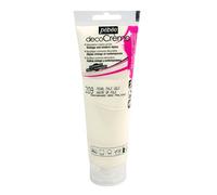 Pébéo Peinture Acrylique Texture Crème pour la Décoration - Finition nacrée - 120 ML - Or Pâle
