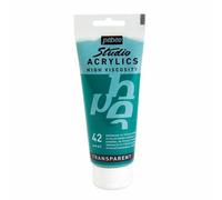 PEBEO Peinture acrylique transparente - Vert émeraude - 100 ml