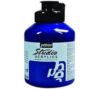 Pébéo Peinture Acryliques Pot De 500 Ml Bleu De Phtalocyanine