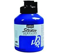 Pébéo Peinture Acryliques Pot De 500 Ml Cyan Primaire
