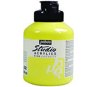 Pébéo Peinture Acryliques Pot De 500 Ml Jaune Cadmium Citron Imitation