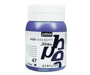 Pébéo Peinture Acryliques Pot De 500 Ml Violet Cobalt Foncé Imitation