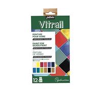 Pébéo Peinture, Couleurs Assorties, 12 Flacons de 20 ml