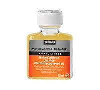 Pébéo - Huile Œillette Clarifiée 75 ML - Diluant Peinture à Huile Œillette - Huile d’Œillette Pour Préparer Vos Couleurs - Auxiliaire à l’Huile Pébéo - Flacon 75 ml